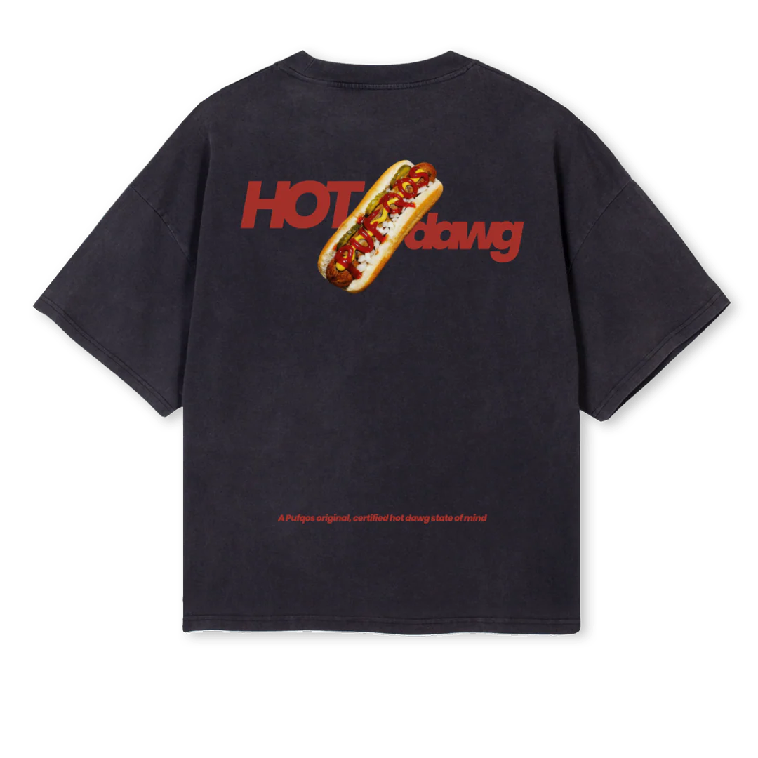 SAMPLEHOTDAWG Vintage Black Oversized Boxy Tee. - Image 2