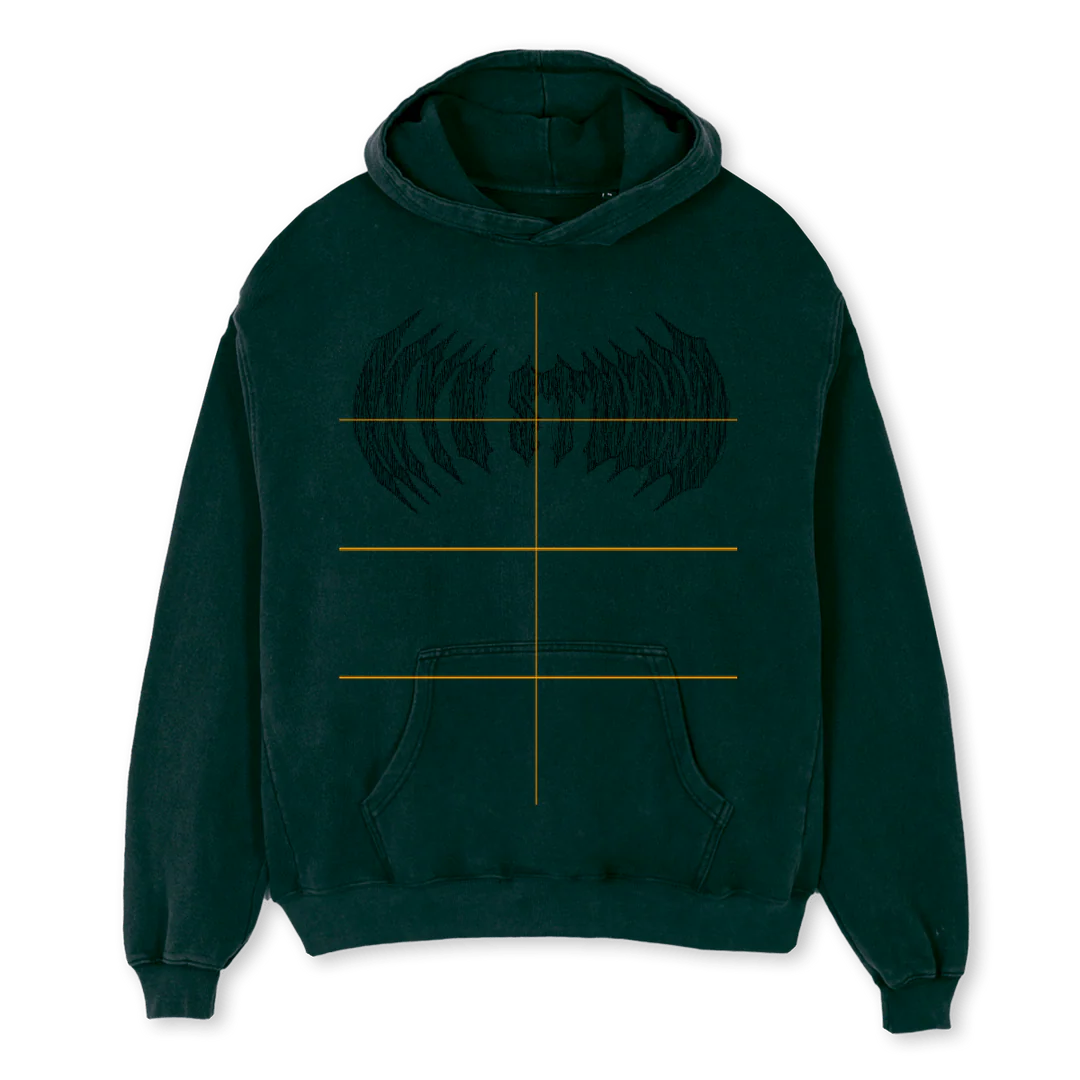 SAMPLEMYUTWO Wild Green Oversized Hoodie.