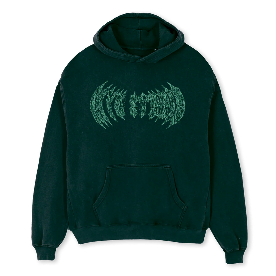 SAMPLEMYUTWOGREEN Wild Green Oversized Hoodie.