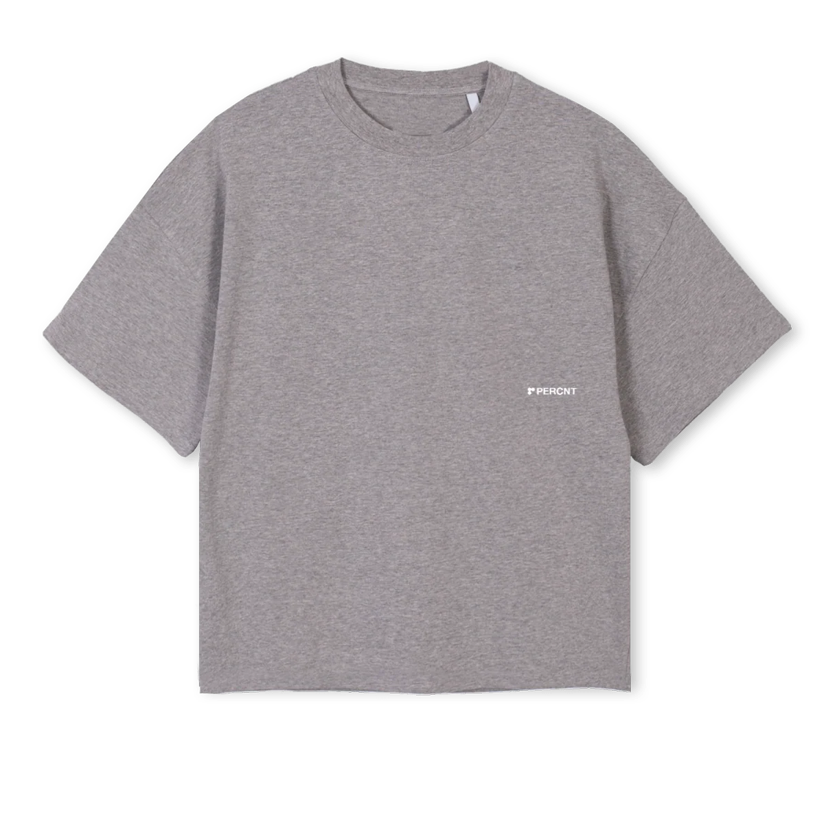 SAMPLEONEPERCNT Grey Marl Oversized Boxy Tee.