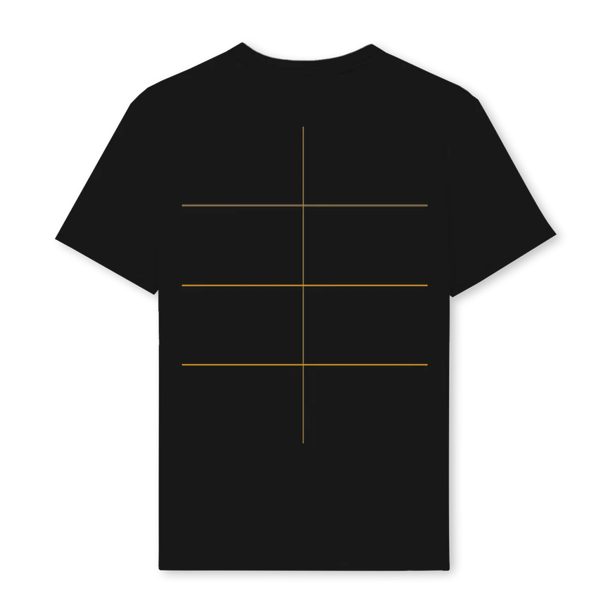 SAMPLETEETHREE Black Regular Tee. - Image 2
