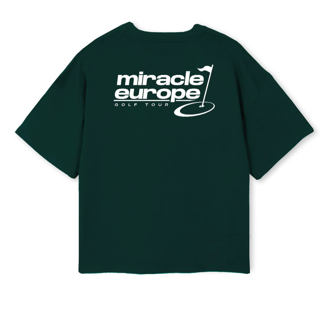 SAMPLEXSEVEN Wild Green Oversized Boxy Tee. - Image 2