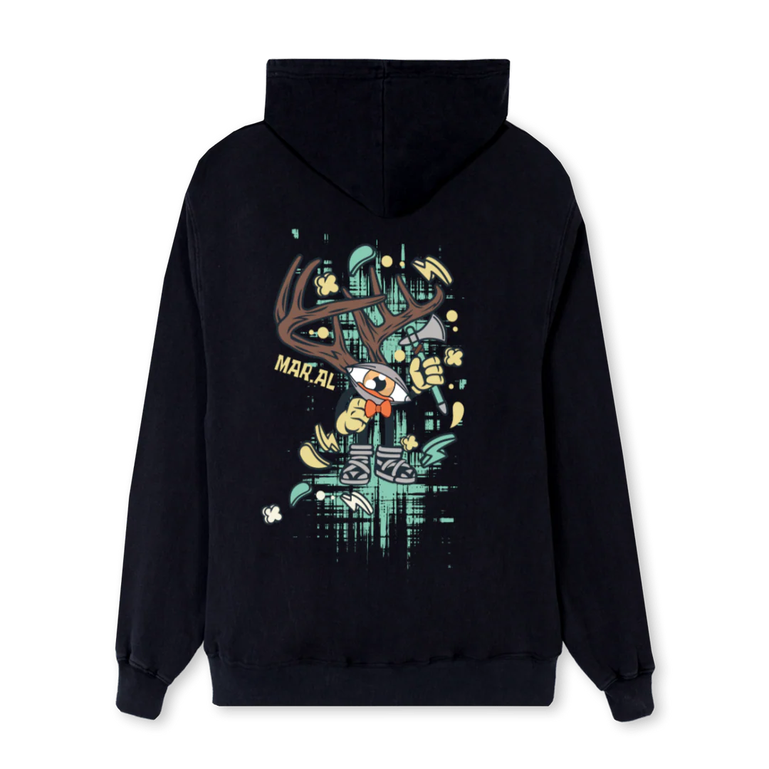 SANBIASE Black Regular Hoodie. - Image 2