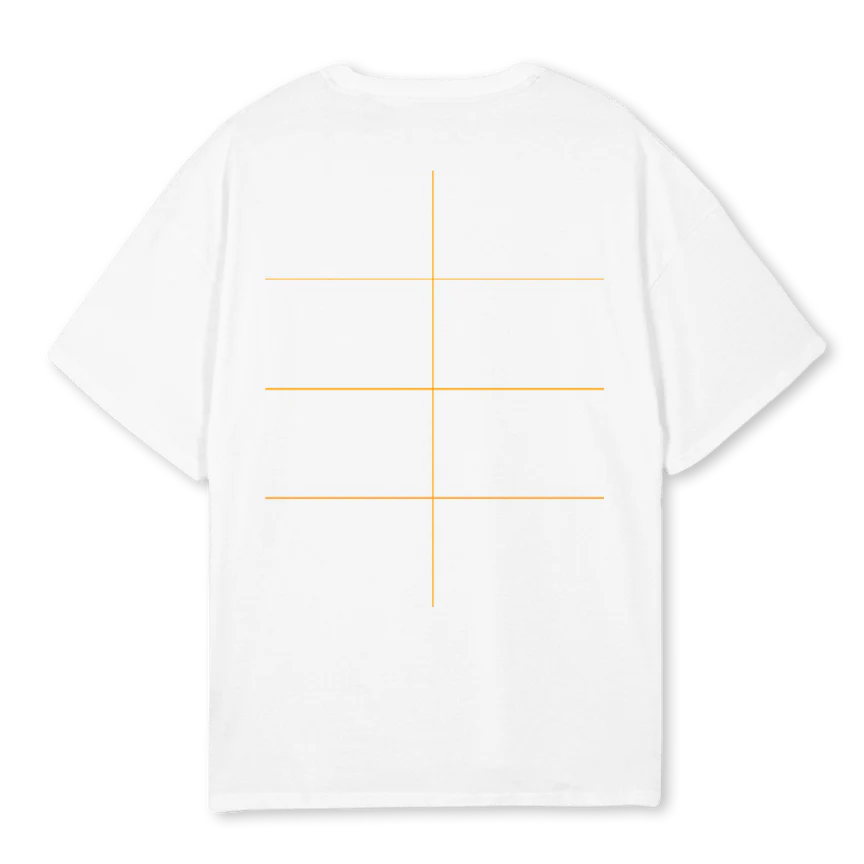 SANSETEEWHITE White Oversized Tee. - Image 2