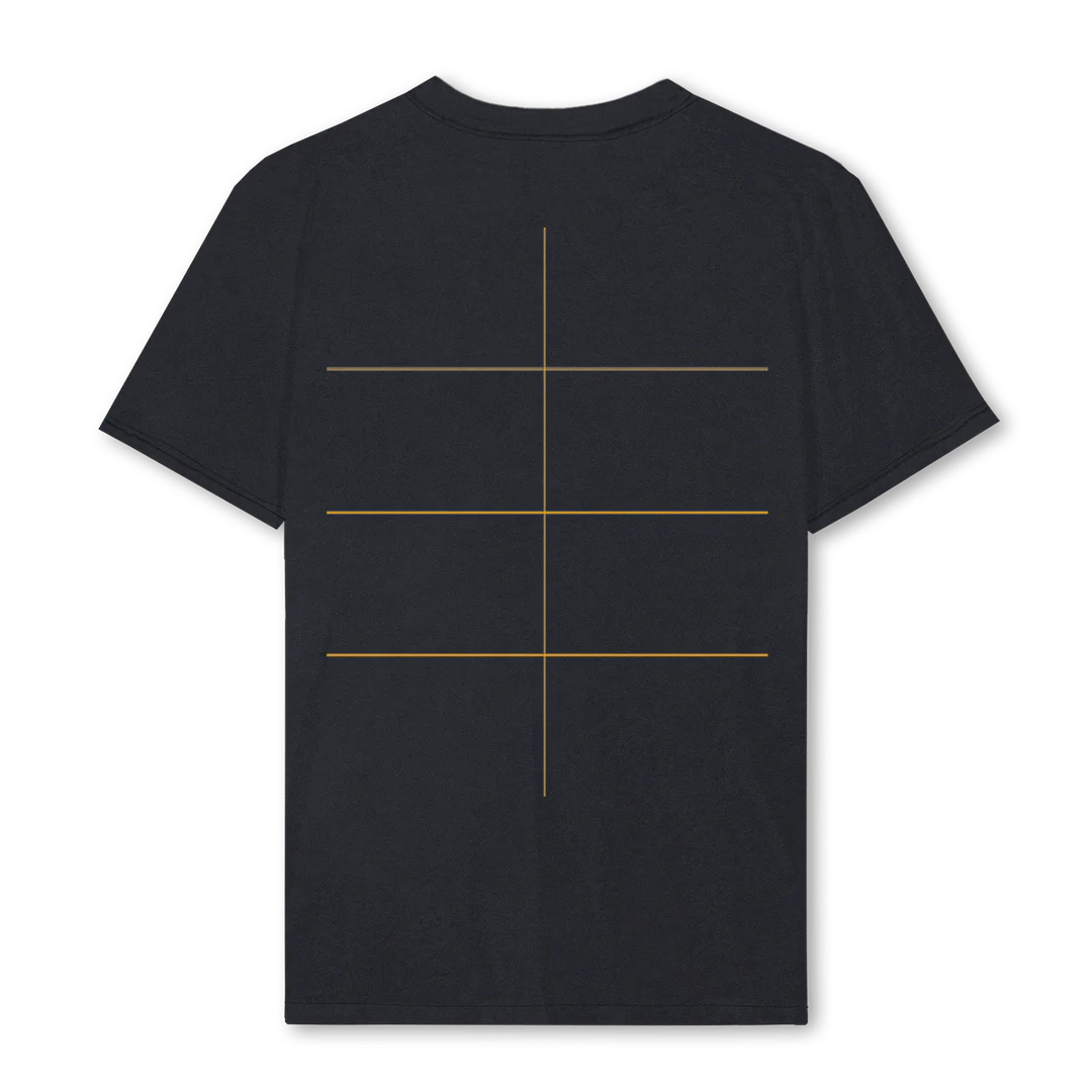 SARUONE Vintage Black Regular Tee. - Image 2