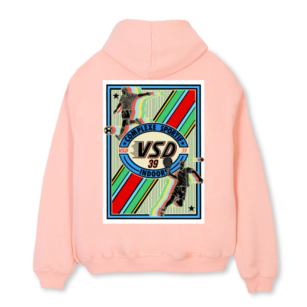 SAUMON  Pink Clay Oversized Hoodie. - Image 2