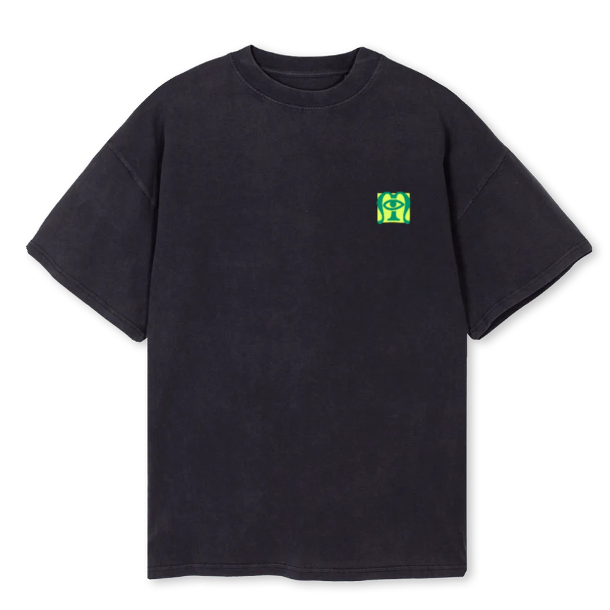SAV Vintage Black Oversized Tee.