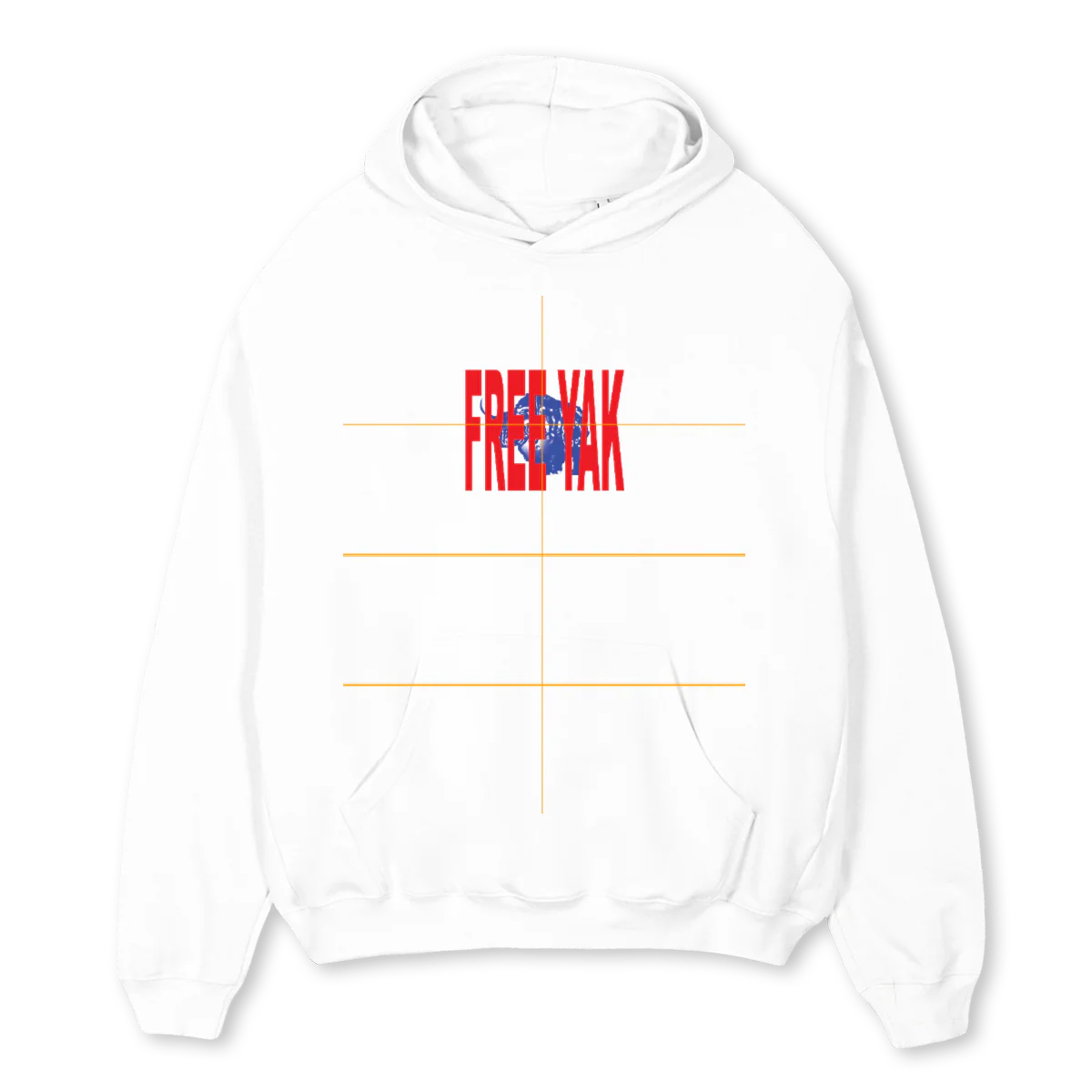 SAVEYAK White Oversized Hoodie.