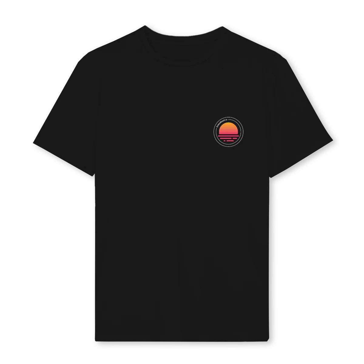 SB SOLUTIFUL Black Regular Tee.