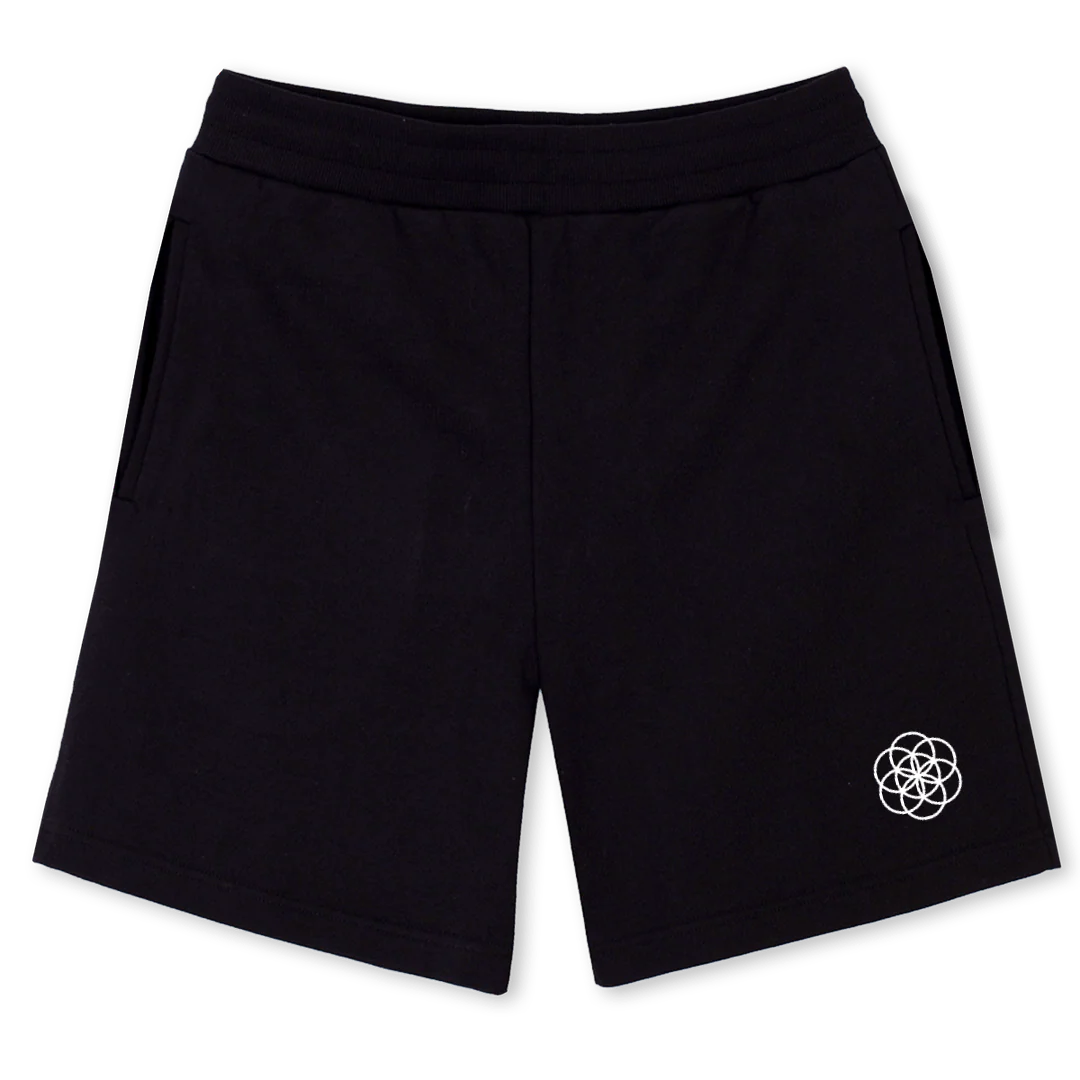 SCARTISSUE CORE SHOR Black Relaxed Sweatshorts.