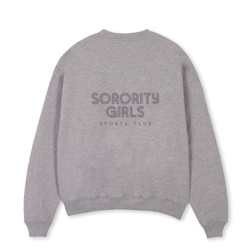 SCGREYMARLSWEAT Grey Marl Oversized Crewneck Sweater. - Image 2