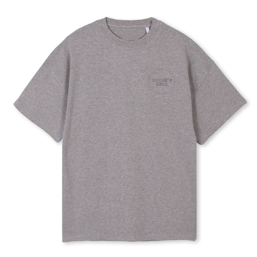 SCGREYMARLTEE Grey Marl Oversized Tee.