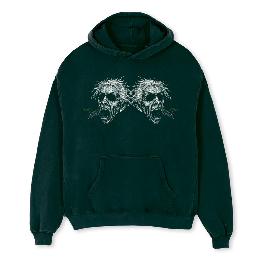 SCREAMS Wild Green Oversized Hoodie.