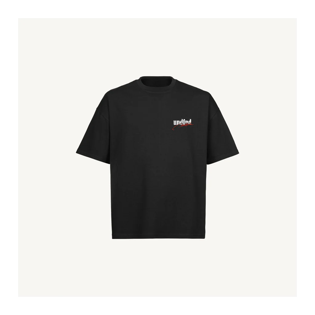ScriptLogoT Black Oversized Boxy Tee.
