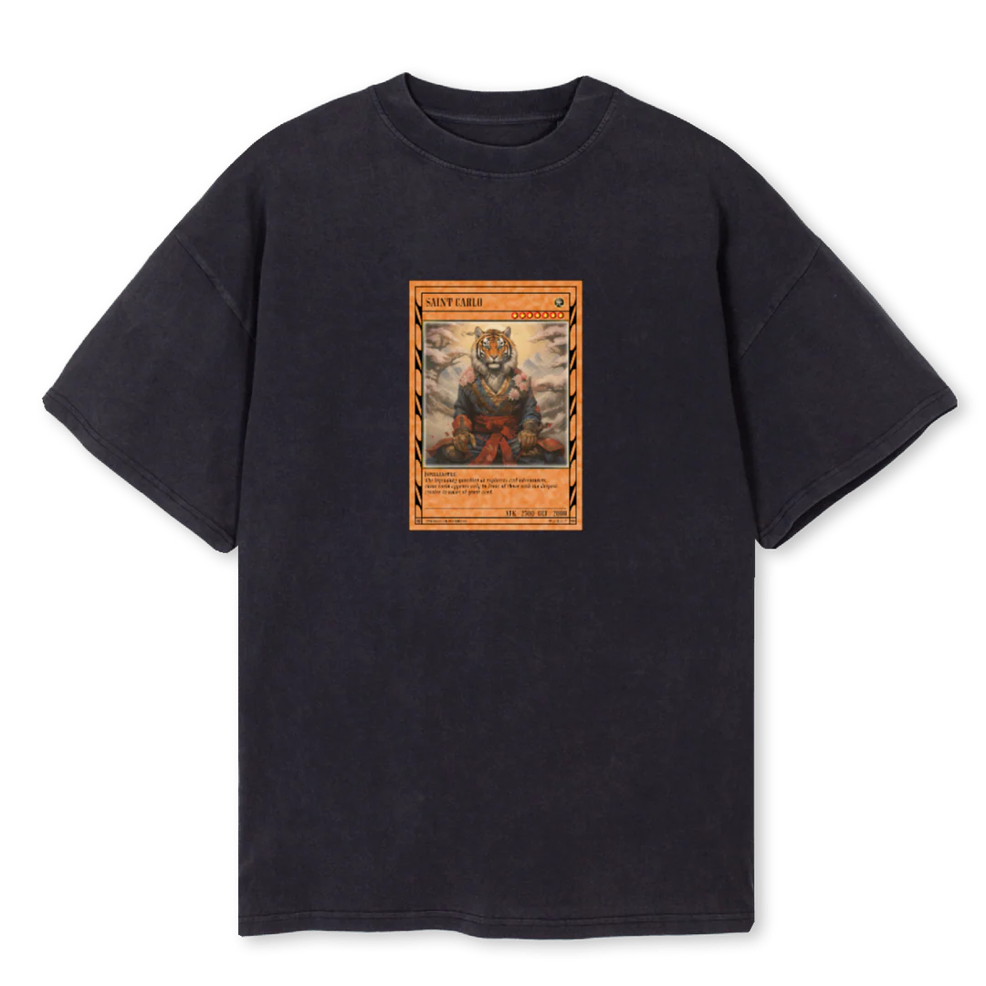 SCYUGI Vintage Black Oversized Tee.