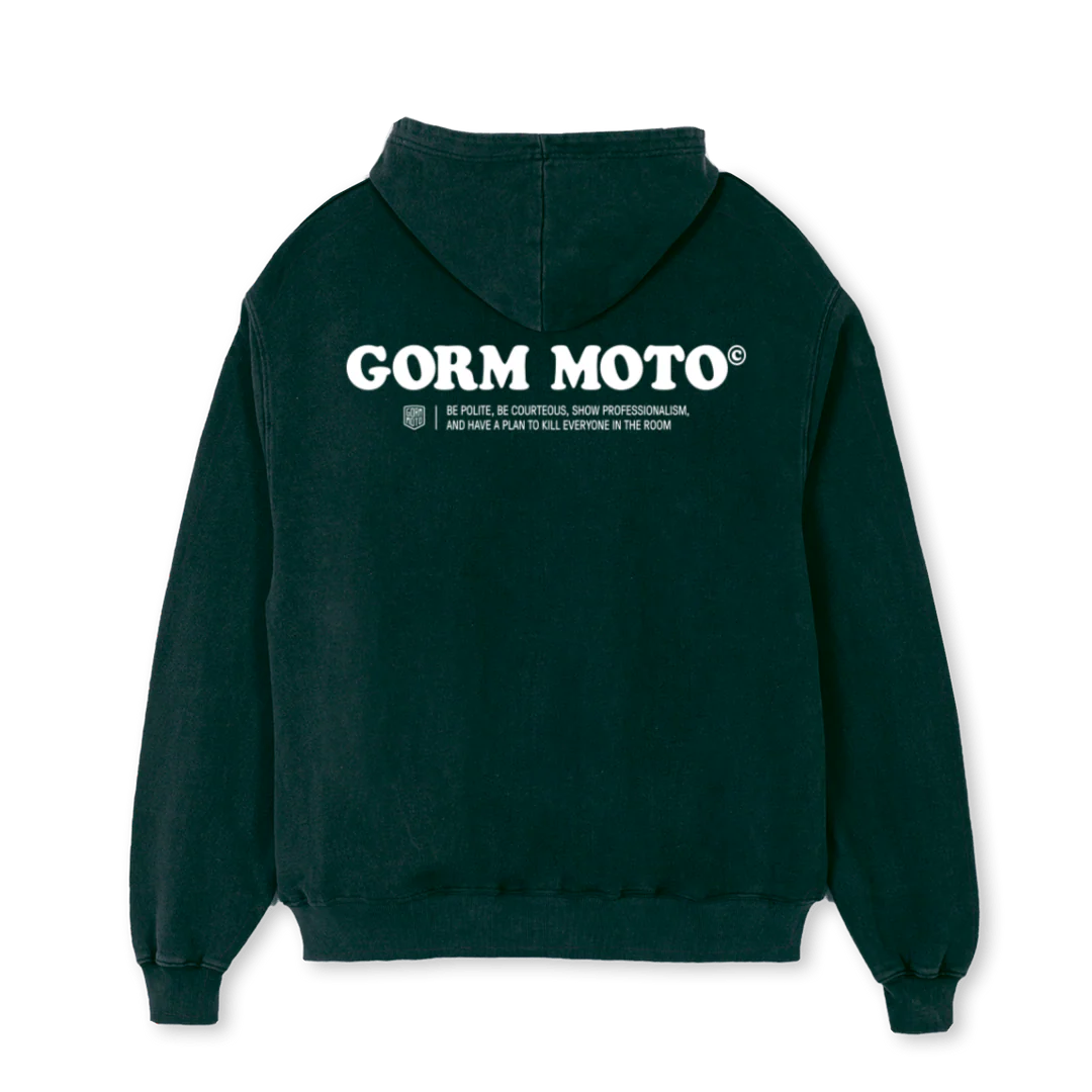 SECONDTEAM Wild Green Oversized Hoodie. - Image 2