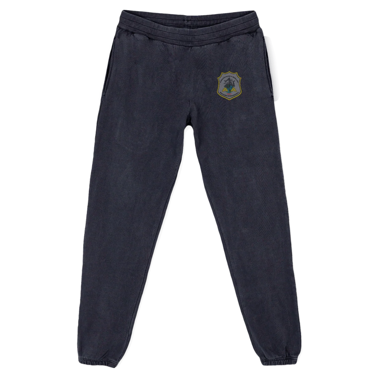 SECPANTSLOGO Vintage Black Relaxed Sweatpants.