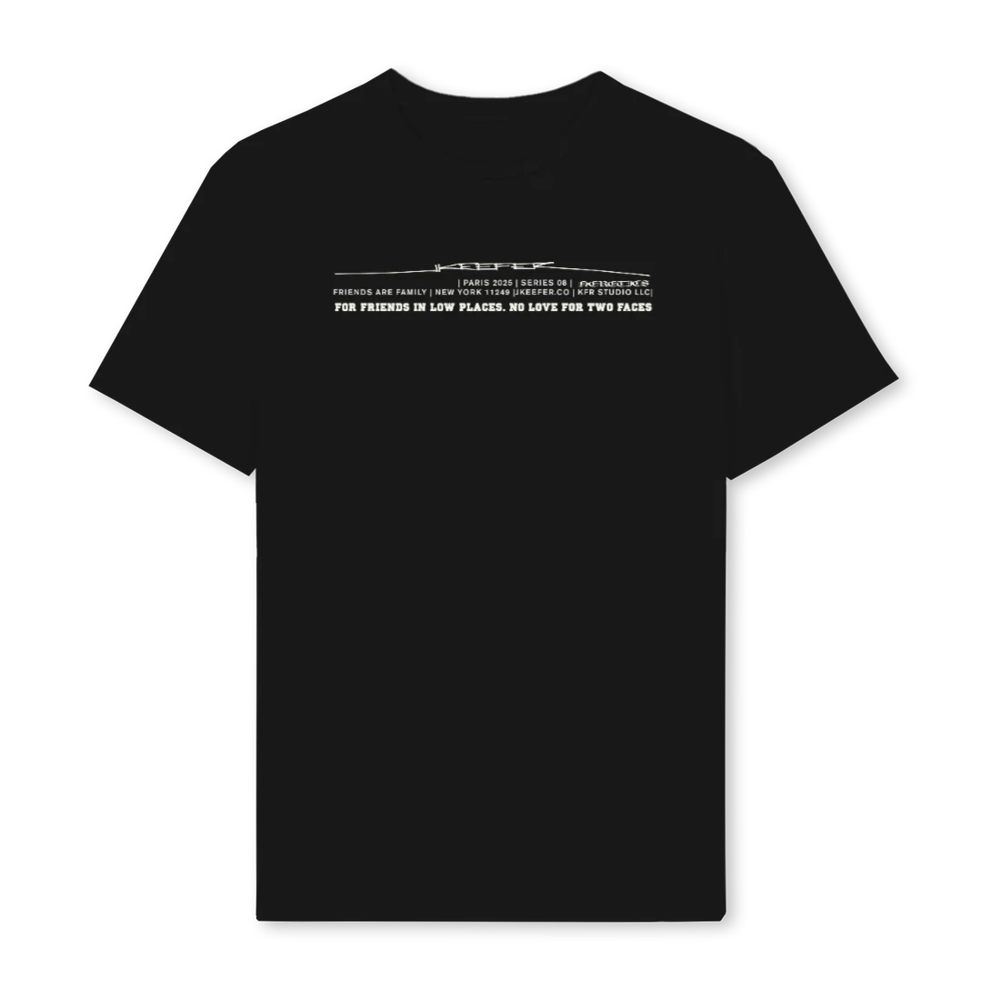 SECURITE Black Regular Tee.