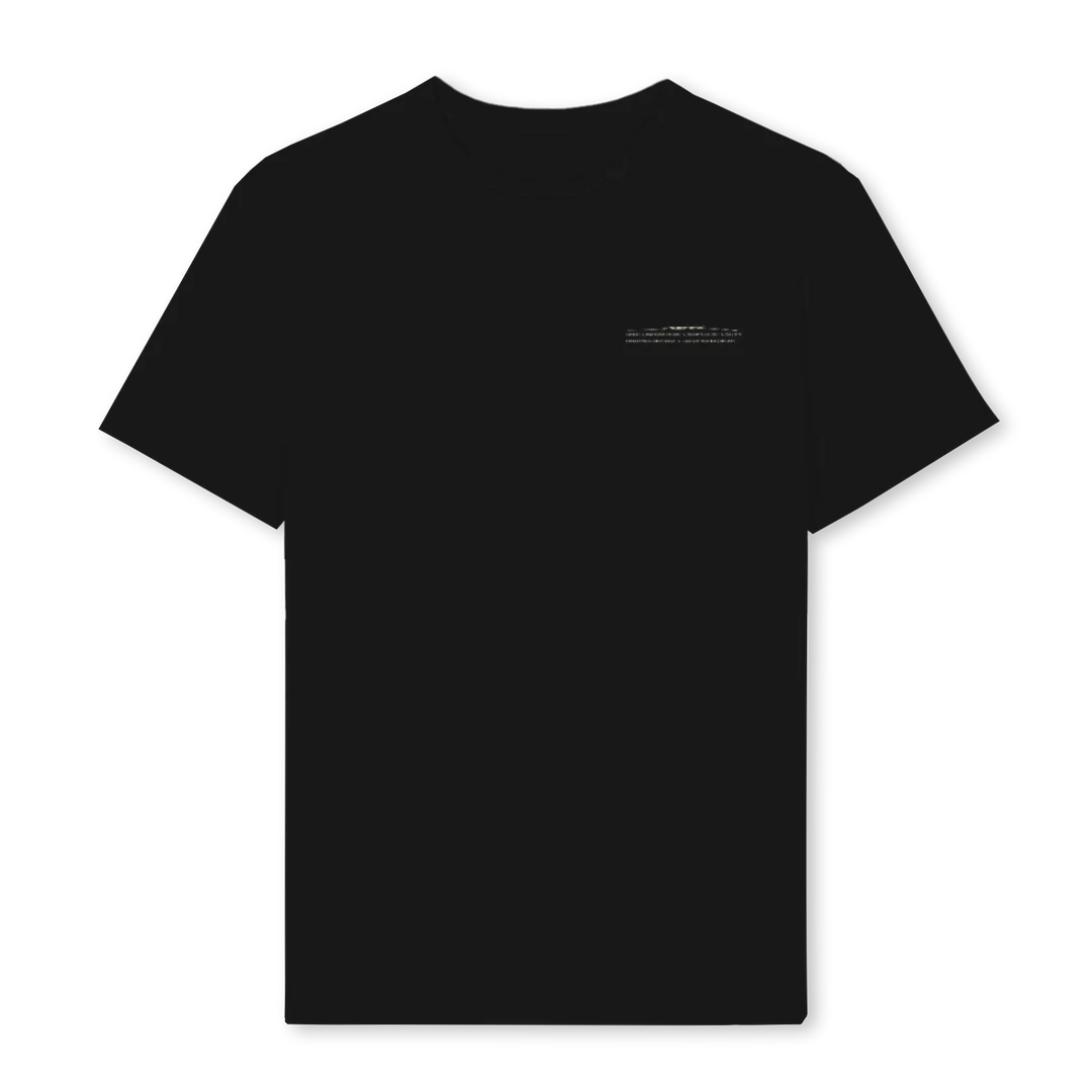 SECURITY Black Regular Tee.