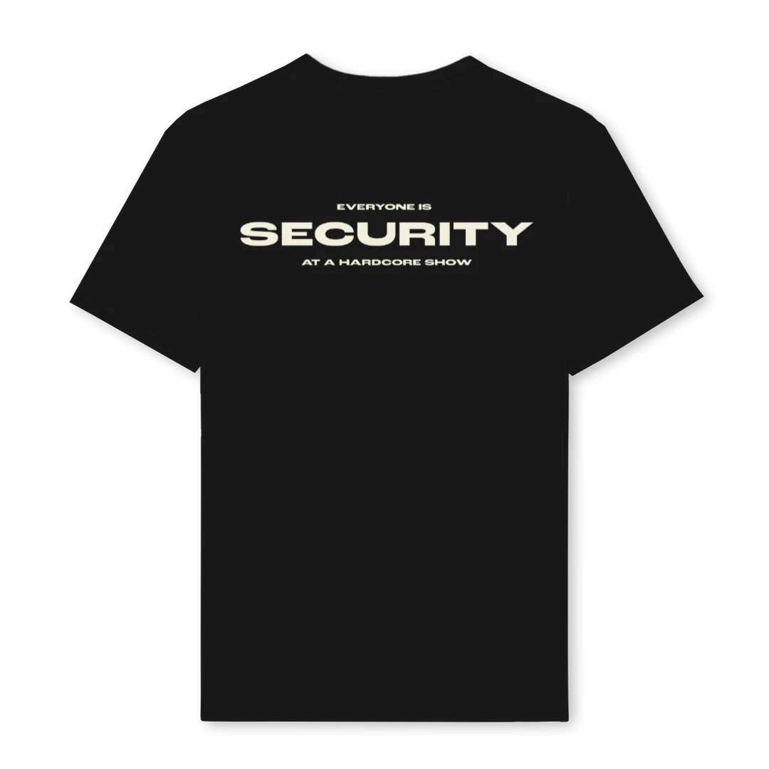 SECURITY Black Regular Tee. - Image 2