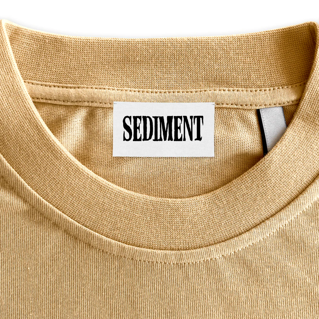 SEDIMENT Custom Neck Label.