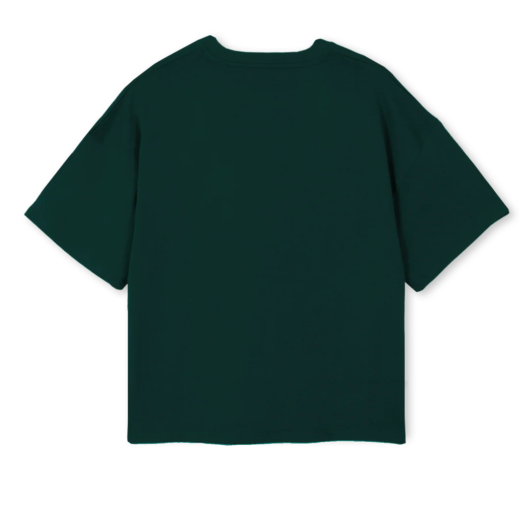 SEGUNDOD Wild Green Oversized Boxy Tee. - Image 2