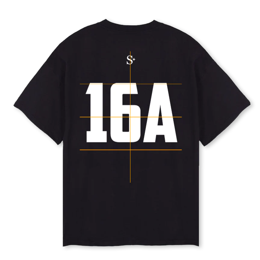 SEIZAA Black Oversized Tee. - Image 2