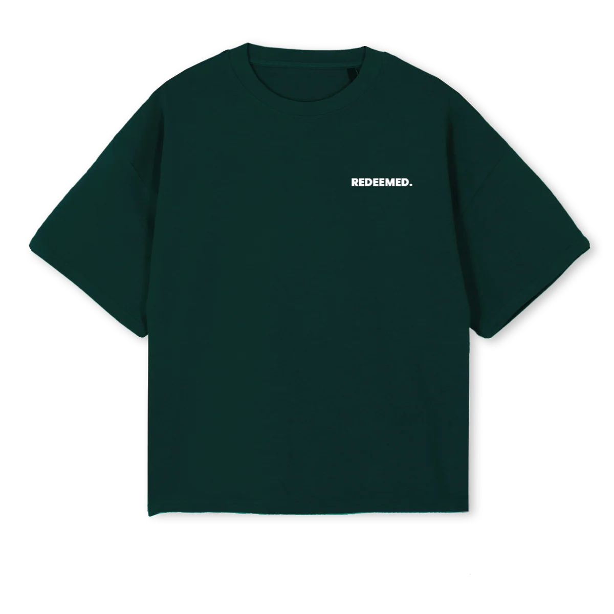 SENDMEWHITE Wild Green Oversized Boxy Tee.