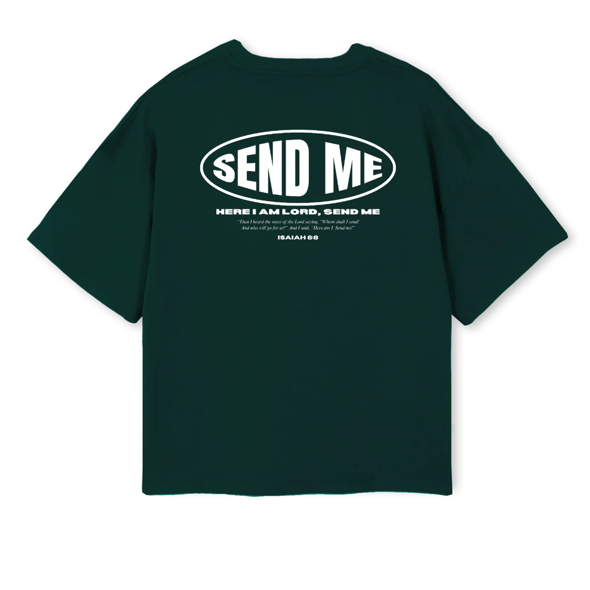 SENDMEWHITE Wild Green Oversized Boxy Tee. - Image 2