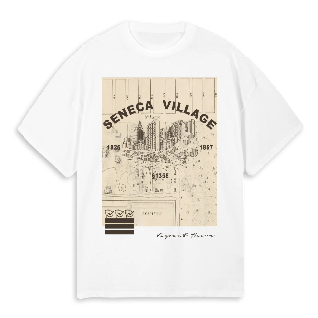 SENECAVILLAGEOSTEE White Oversized Tee.