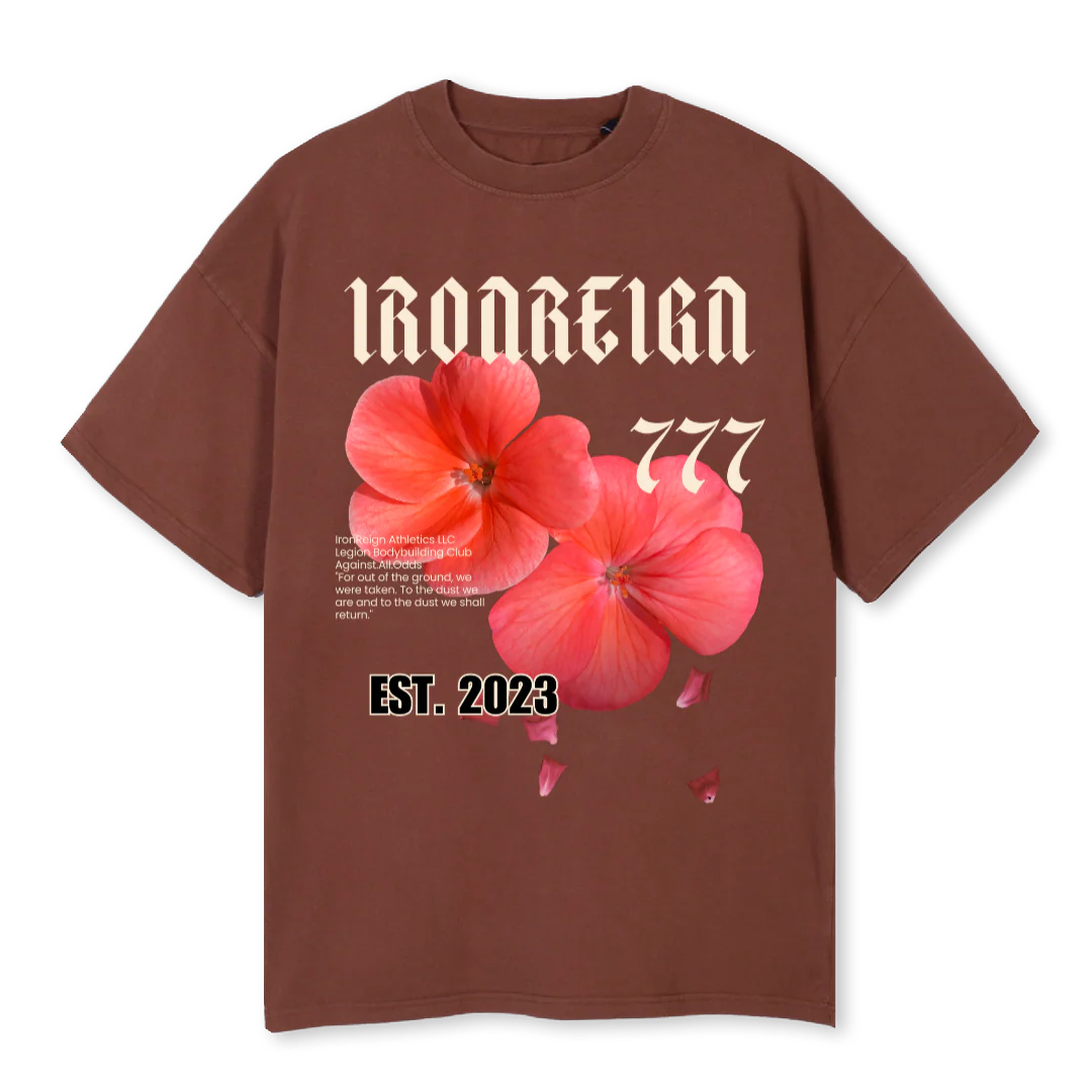SEVENS Vintage Brown Oversized Tee.