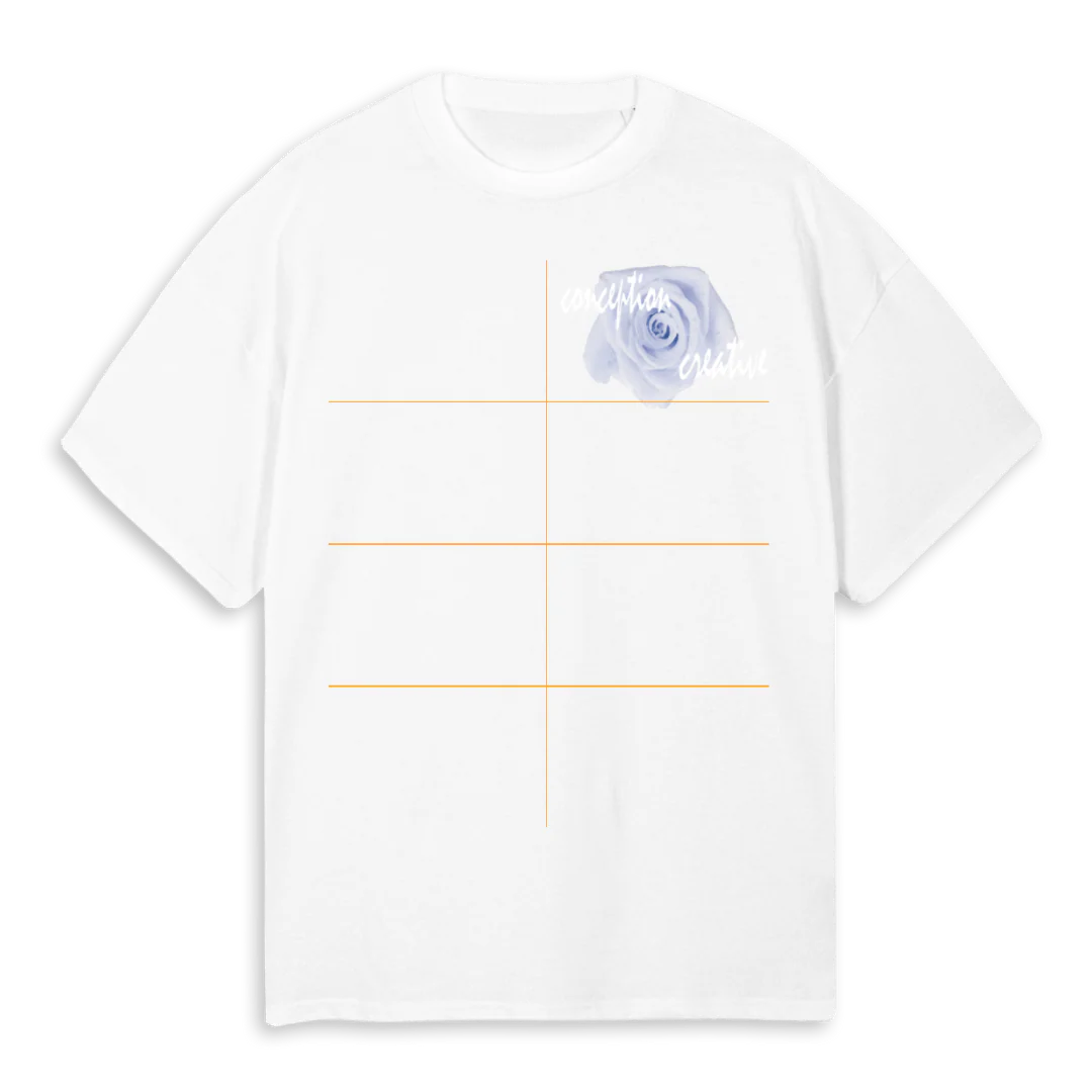 SEVENTEENFIVE White Oversized Tee.