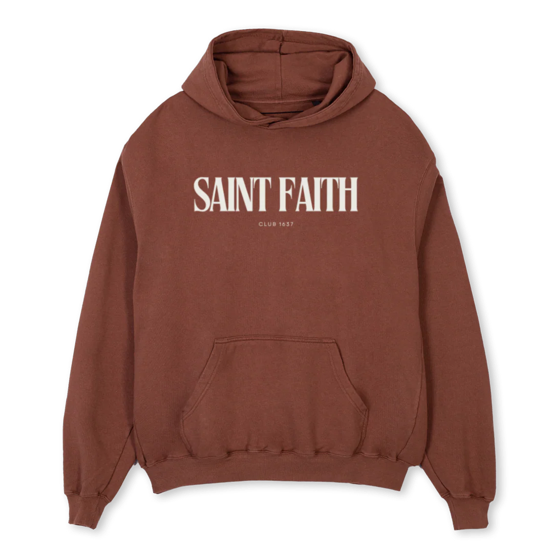 SF OG Vintage Brown Oversized Hoodie.