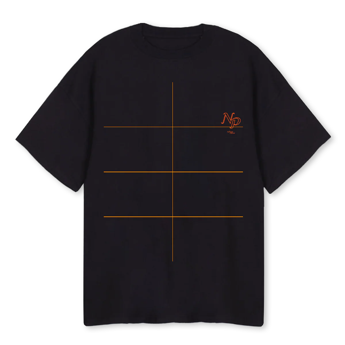 SFGIANTSBLACK Black Oversized Tee.