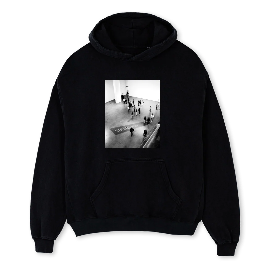 SFHOODIE Black Oversized Hoodie.
