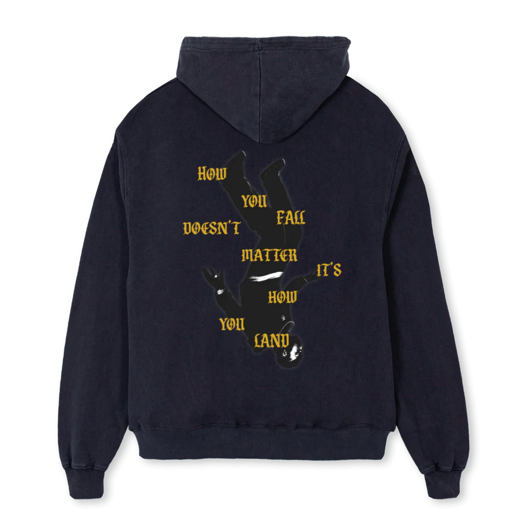SFSGONE Vintage Black Oversized Hoodie. - Image 2