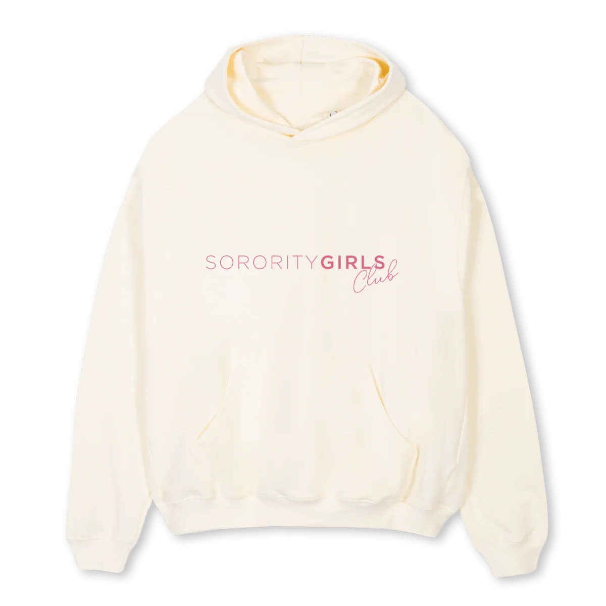 SGCSUNSETHOODIE Cream Oversized Hoodie.
