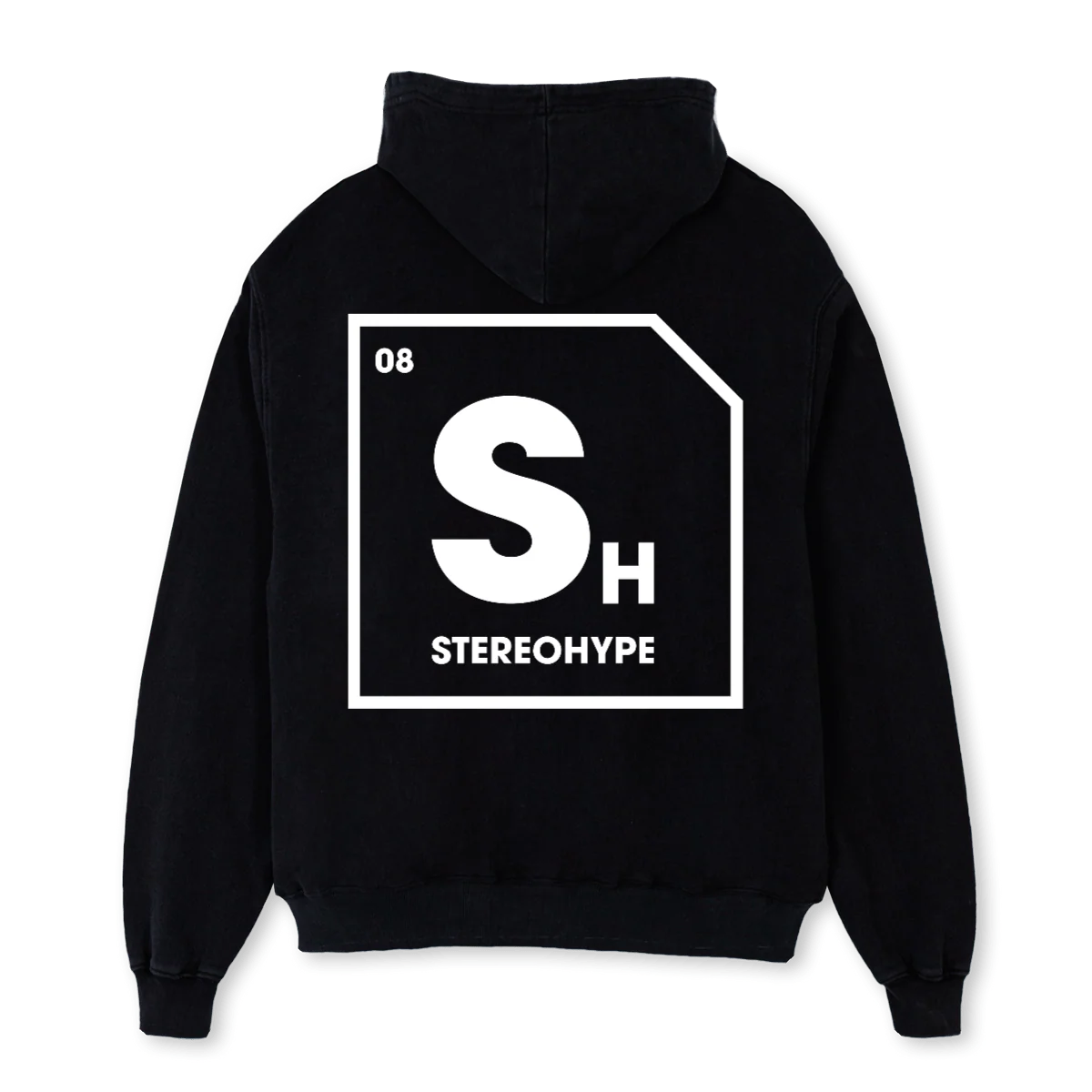 SH HOODY X WDT Black Oversized Hoodie. - Image 2