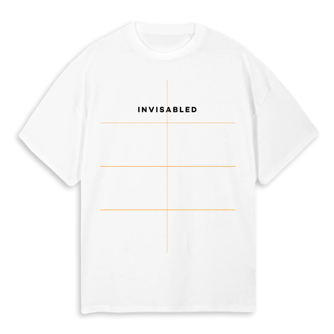 SHAGGIE White Oversized Tee.