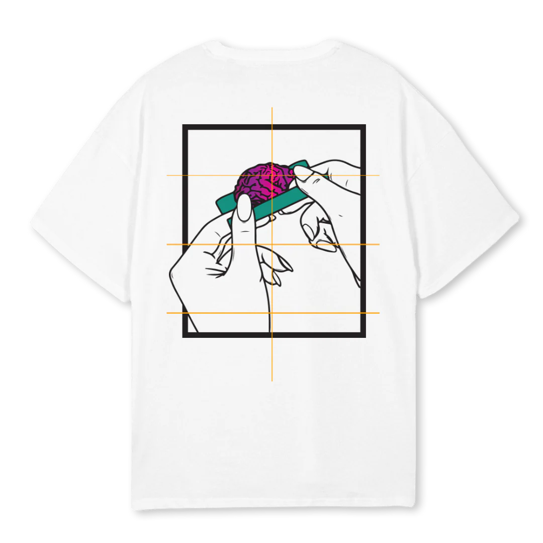 SHAGGIE White Oversized Tee. - Image 2