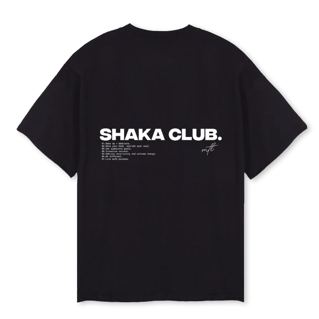 SHAKACLUBSHIRT Black Oversized Tee. - Image 2