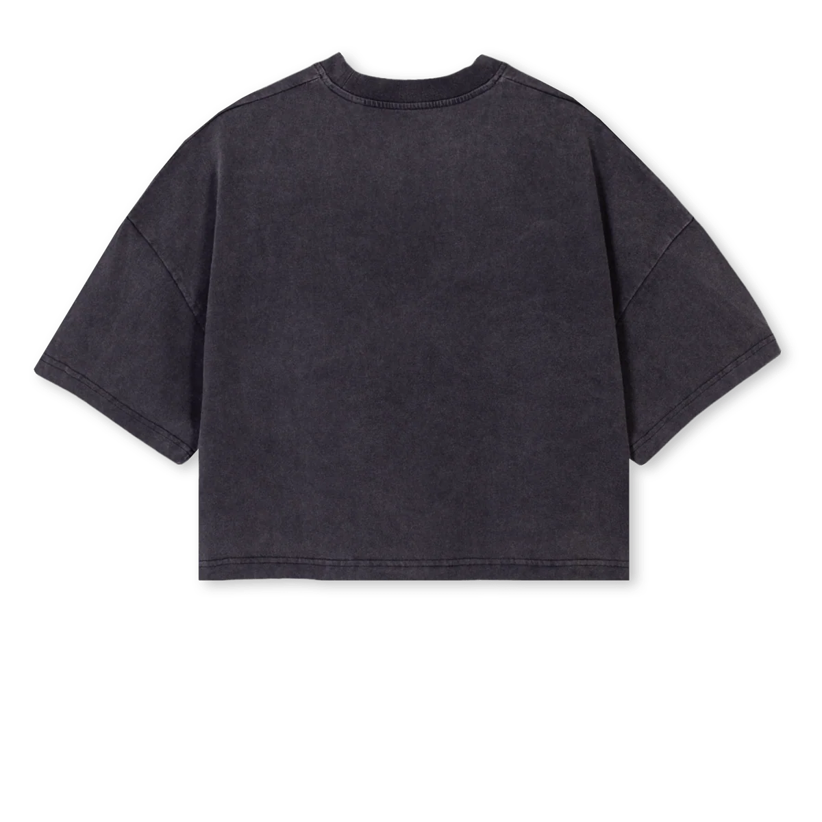 SHARK EDITION Vintage Black Cropped Oversized Tee. - Image 2