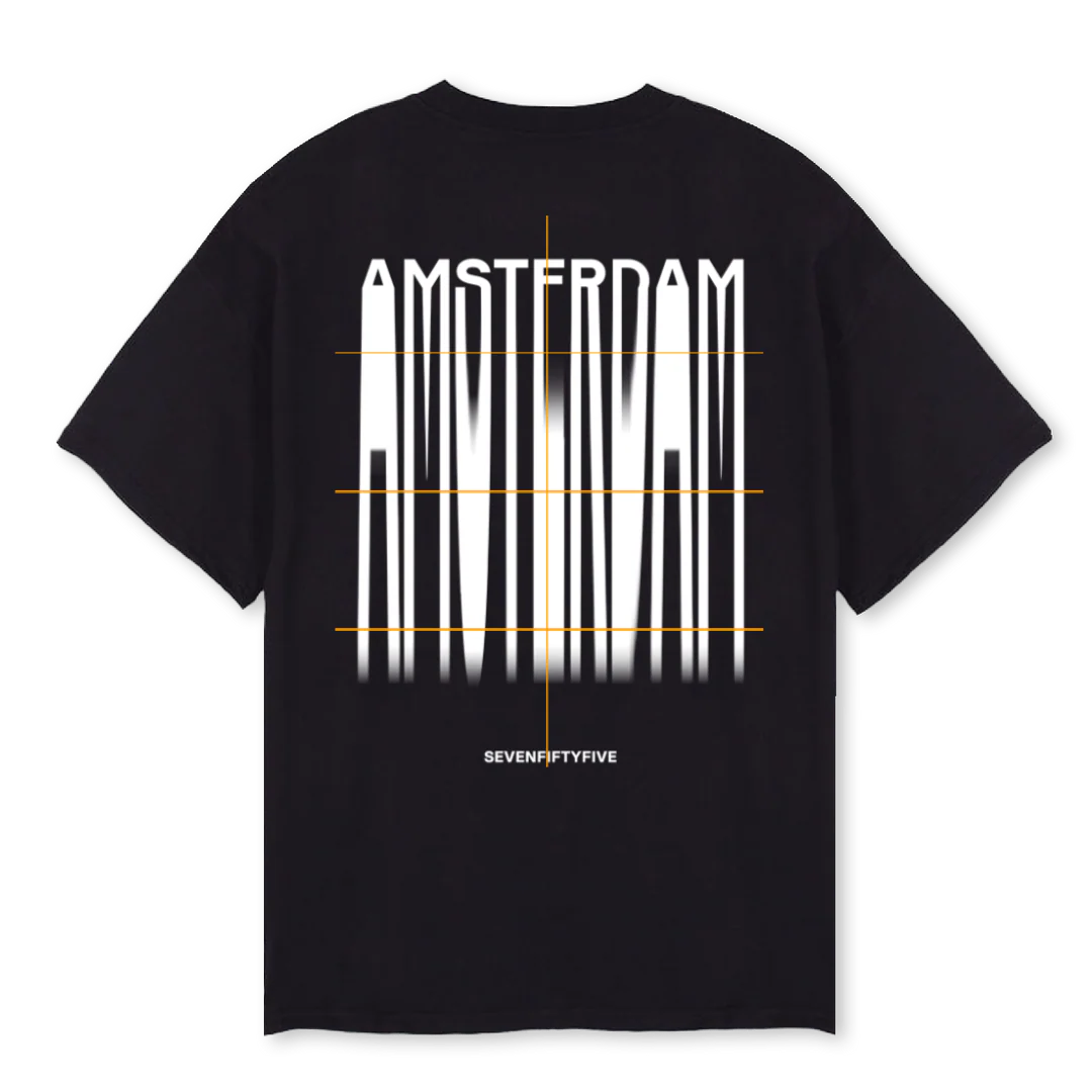 SHIRT BLURS Black Oversized Tee. - Image 2