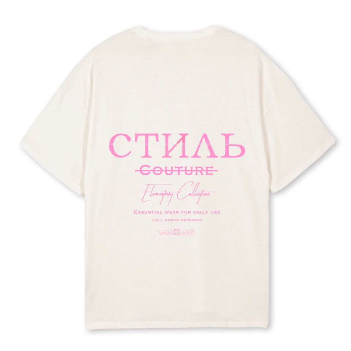 SHIRT ROSA Vintage White Oversized Tee. - Image 2