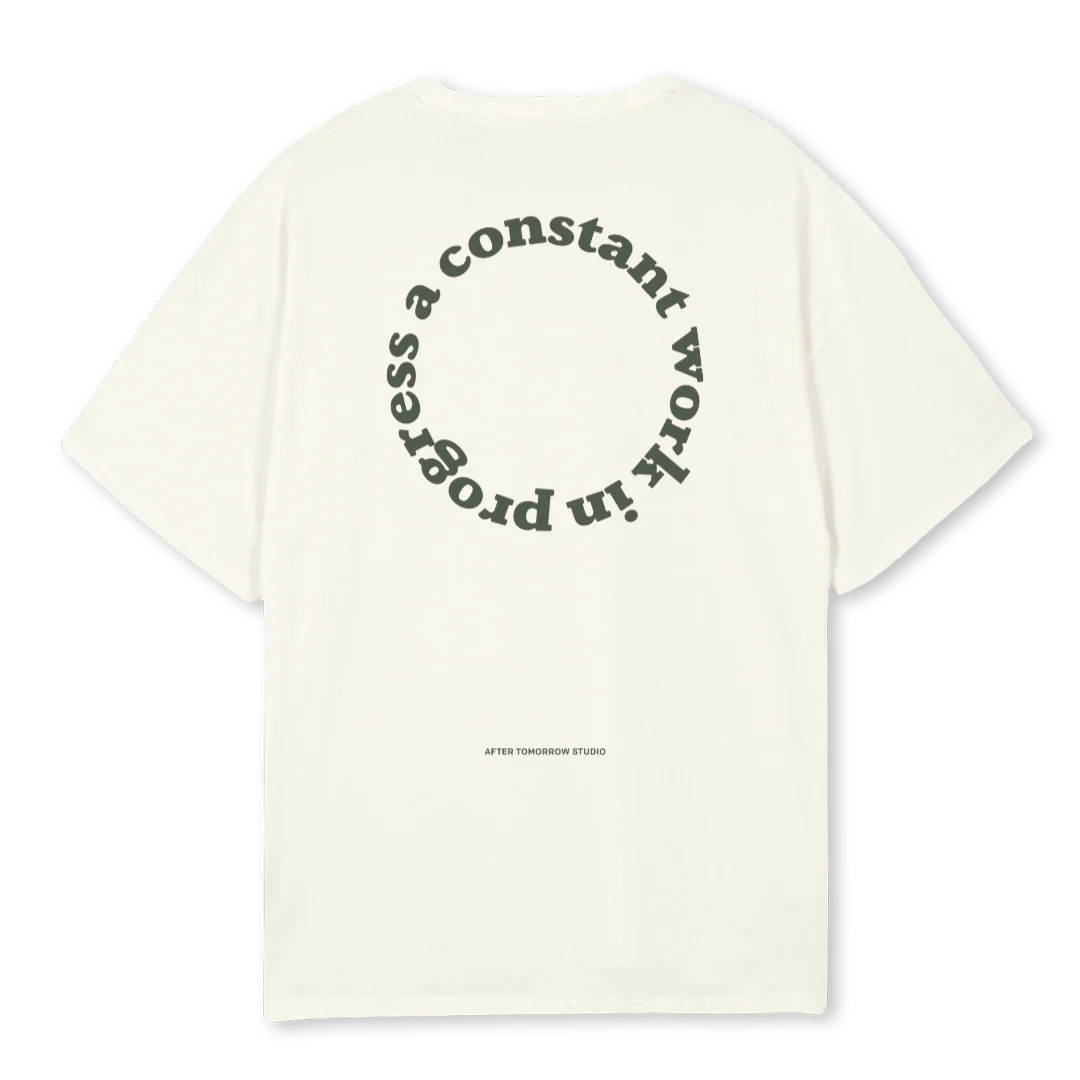 SHIRT WIP Cream Oversized Tee. - Image 2