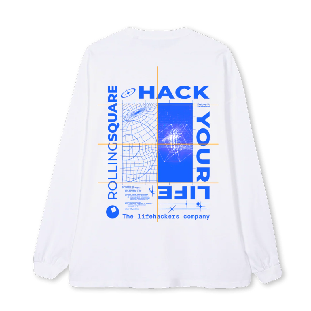 SHIRTBLUE White Oversized LS Tee. - Image 2