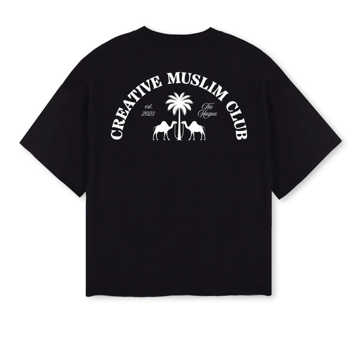 SHIRTCAMLW Black Oversized Boxy Tee. - Image 2