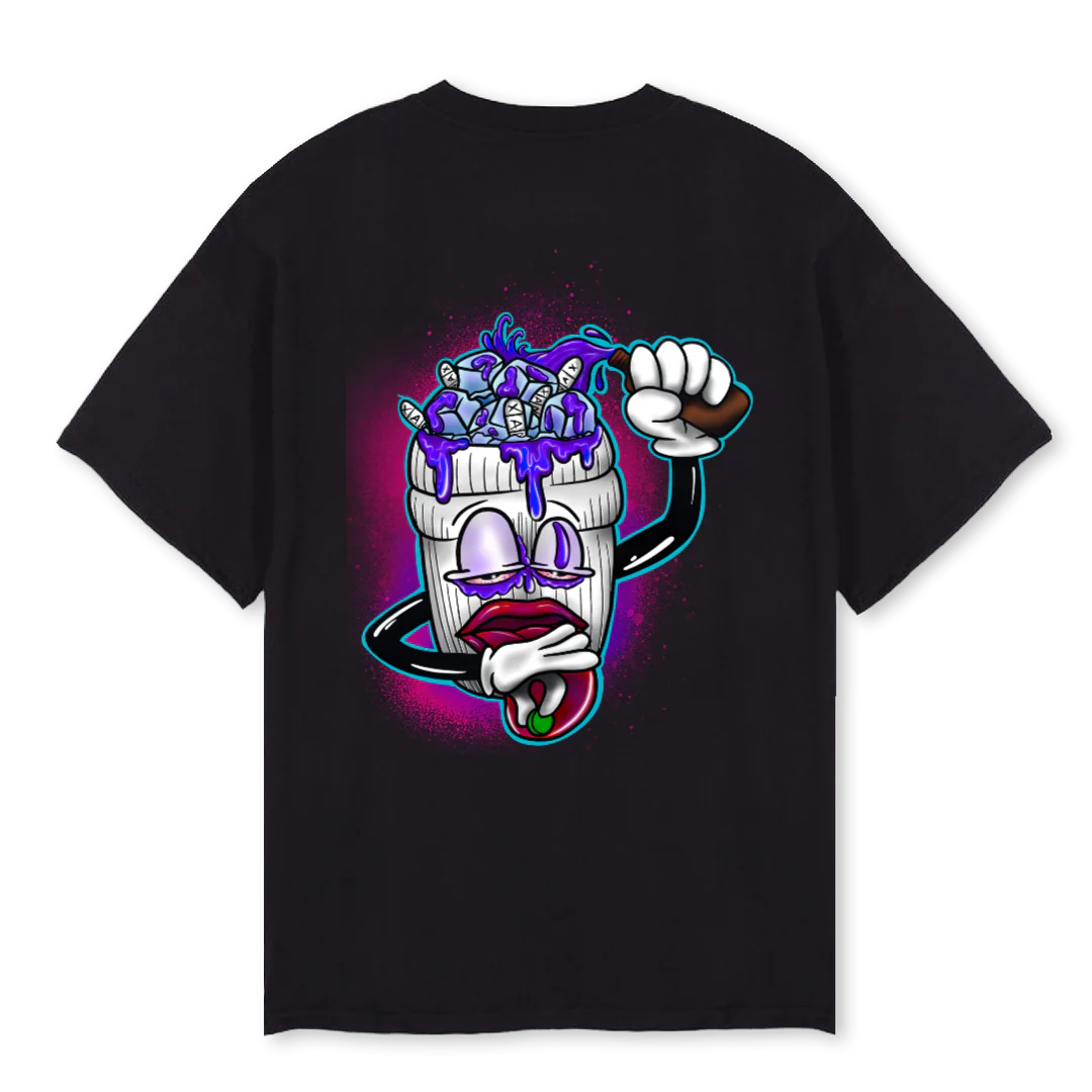 SHIRTSAMPLE Black Oversized Tee. - Image 2