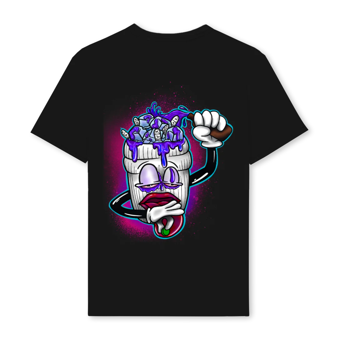 SHIRTSAMPLE Black Regular Tee. - Image 2
