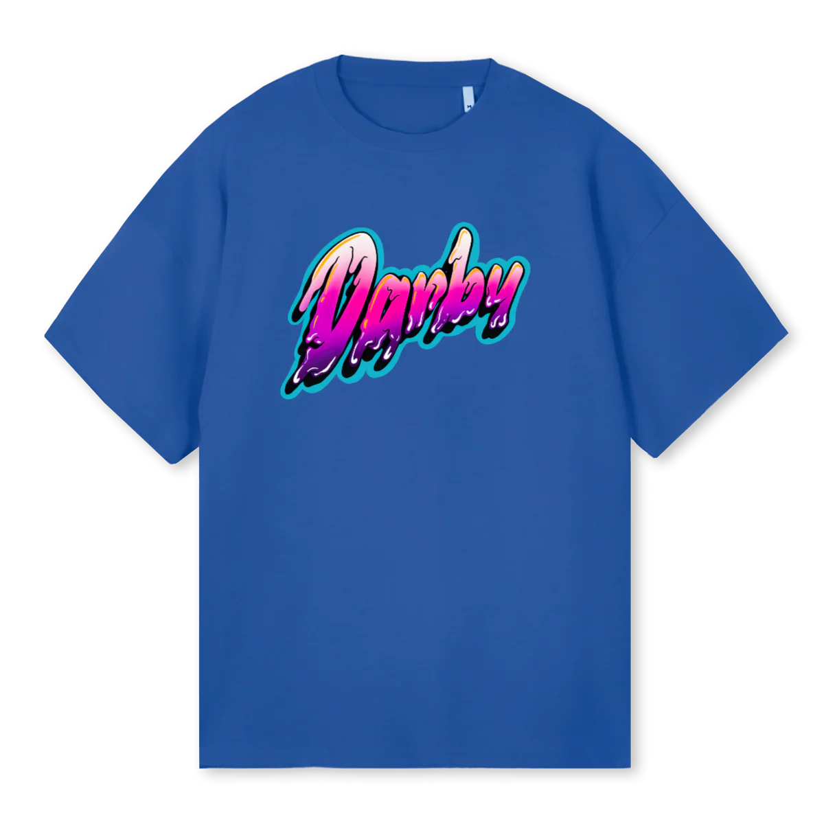 SHIRTSAMPLE Cobalt Blue Oversized Tee.